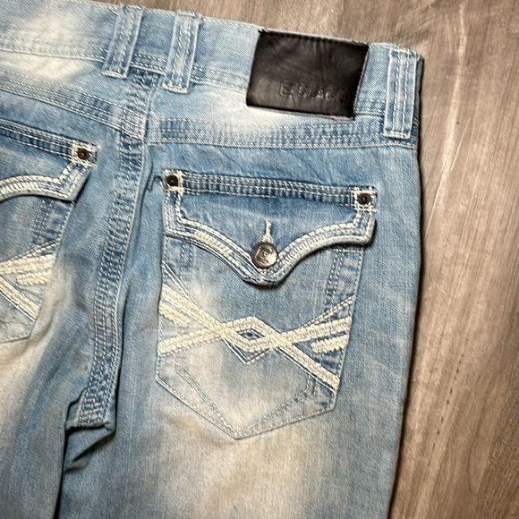 CJ Black Low Rise Boot Cut Jeans - 28x32 - Picture 5 of 12